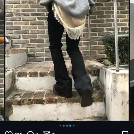 [BUNJANG] London Flat Vivi Alpaca Knit Gray / 런던플랏 비비 알파카니트 그레이