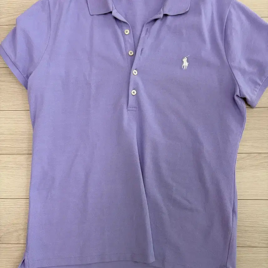 [BUNJANG] Polo Ralph Lauren Lavender Slim Fit Polo Shirt / 폴로 랄프로렌 슬림핏 라벤더 폴로셔츠