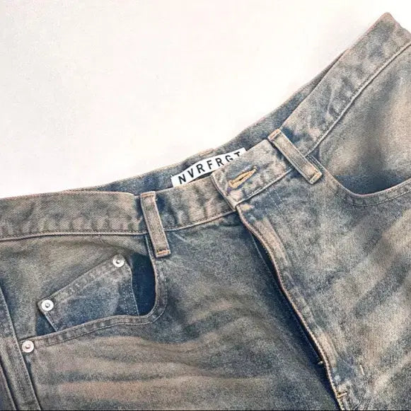 [BUNJANG] 25AW Never Forget 3D Twisted Wide Leg Jeans / 25AW 네버포겟 3D TWISTED WIDE LEG JEANS