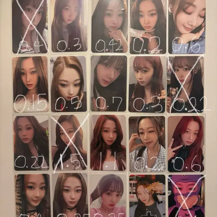 에스파 포카 포토카드 카리나 윈터 지젤 닝닝 걸그룹 여돌