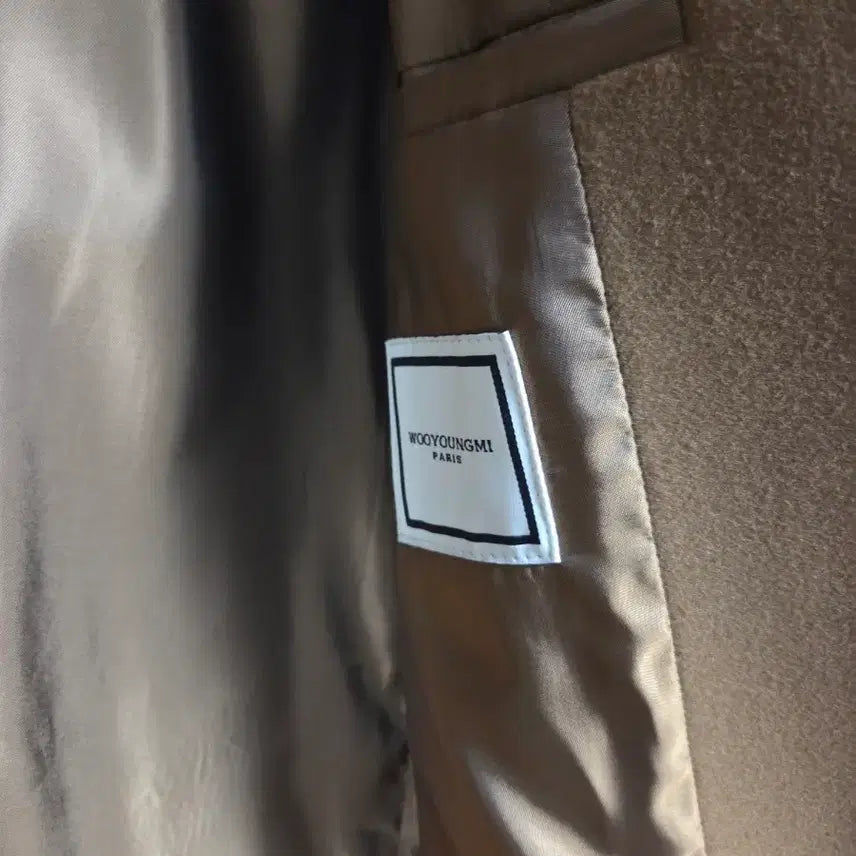 [BUNJANG] Wooyoungmi Camel Peak Lapel Single Coat / 우영미 카멜 피크드라펠 싱글 코트