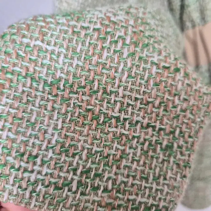 [BUNJANG] Hershe Tweed Short Jacket Green S / 1회 착용) 허앤쉬 hershe  트위드 숏 자켓 그린 s