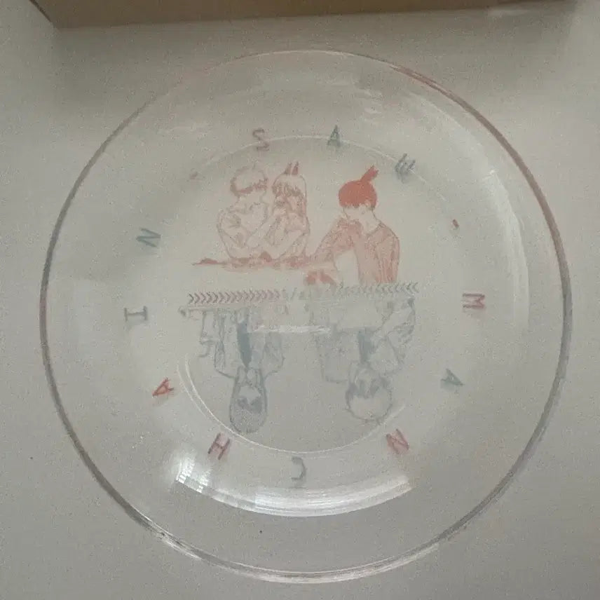 [BUNJANG] Chainsaw Man Jump Shop Mini Glass Plate / 체인소맨 미니 유리 플레이트 | 점프샵 공식 굿즈 | 일본 한정