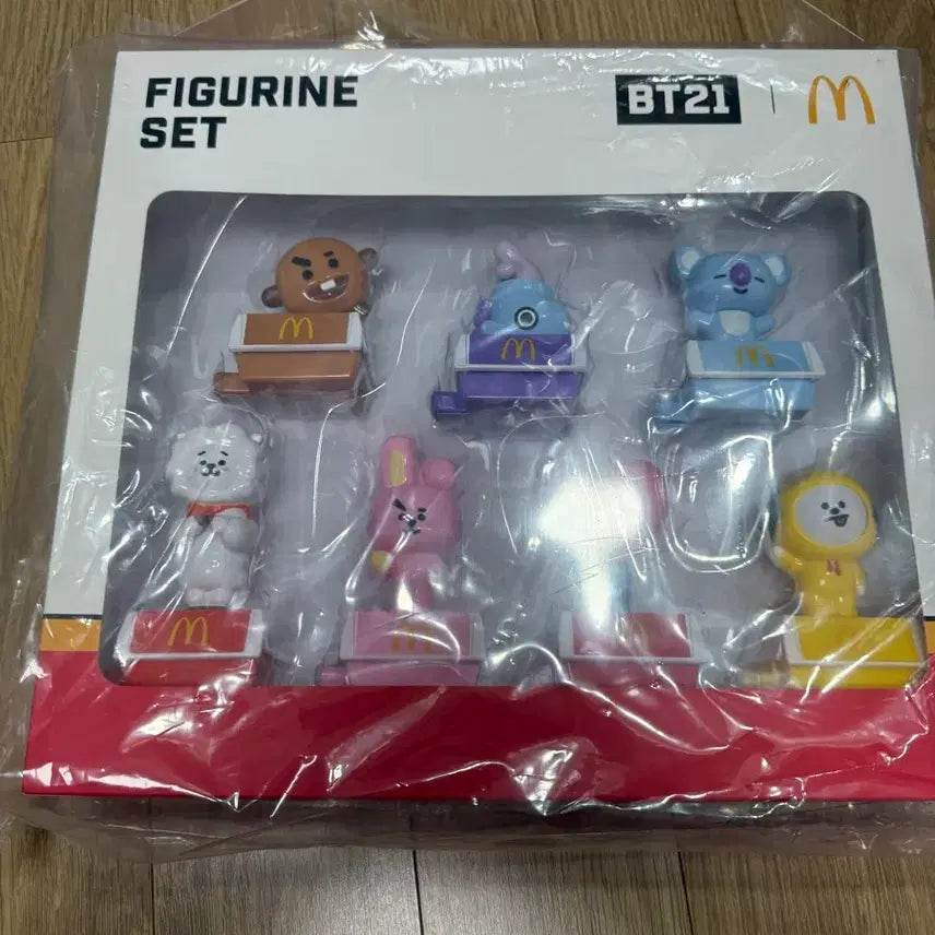 방탄소년단 bt21 맥도날드 한정판 피규어