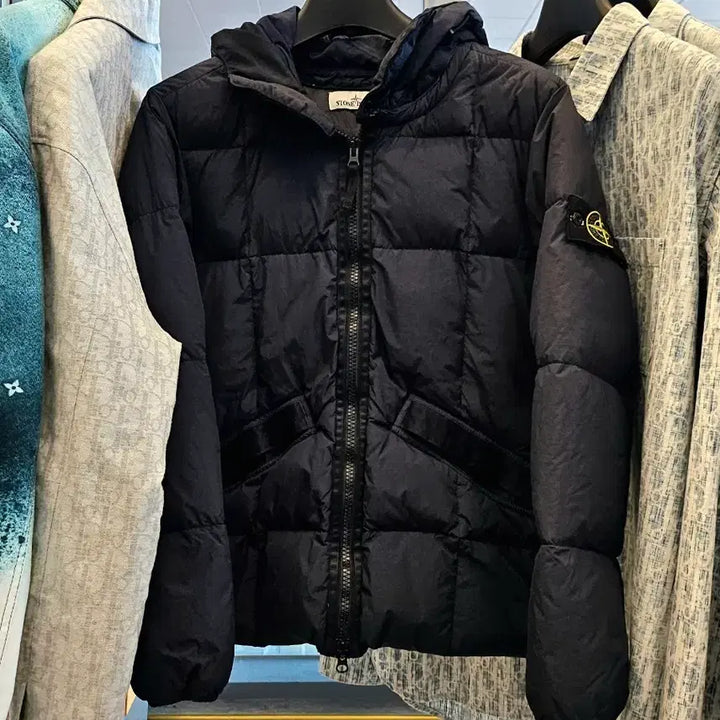 [BUNJANG] Stone Island Crinkle Reps Padded Jacket / [S급/정품] 스톤아일랜드 크링클랩스 패딩 S사이즈