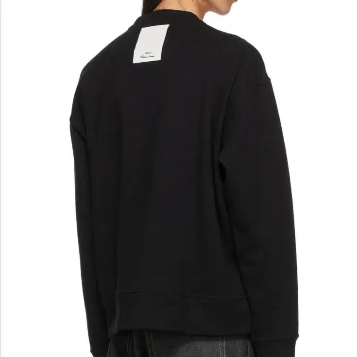 [BUNJANG] Jil Sander Graphic Patchwork Fringe Sweatshirt / 질샌더 그래픽 패치워크 프린지 맨투맨