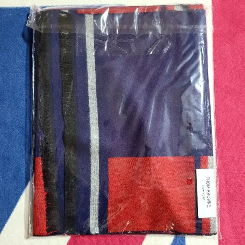 [BUNJANG] Thom Browne Scarf - Navy Red - New / 톰브라운머플러 새상품