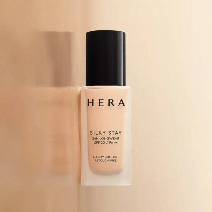[BUNJANG] Hera Silky Stay Foundation 13N1 + Pouch / 최신/헤라 실키 스테이 파운데이션 13N1+파우치