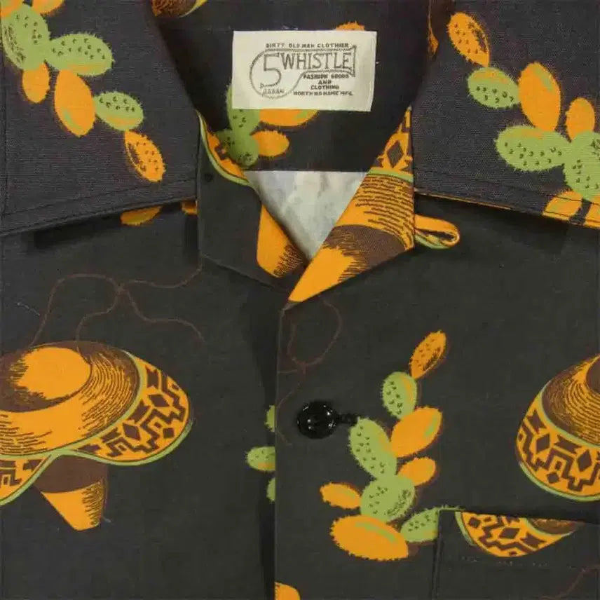 [BUNJANG] 5WHISTLE Vintage Sombrero Pattern Shirt / 5WHISTLE 노스노네임 빈티지 셔츠