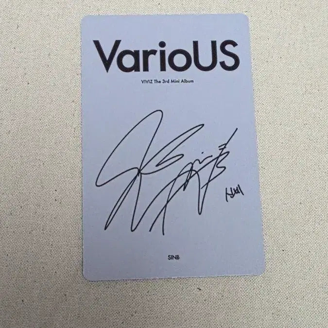 비비지 viviz 신비 포토카드 정품