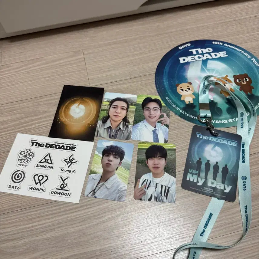 데이식스 10주년콘 the decade 입장 포카 엽서 등