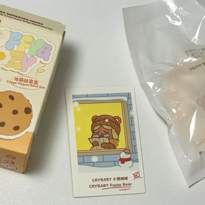 [BUNJANG] Crybaby Popmart Fluffy & Cozy Series Magnet / 팝마트 팝빈 플러피 & 코지 시리즈 마그넷 - 크라이베이비