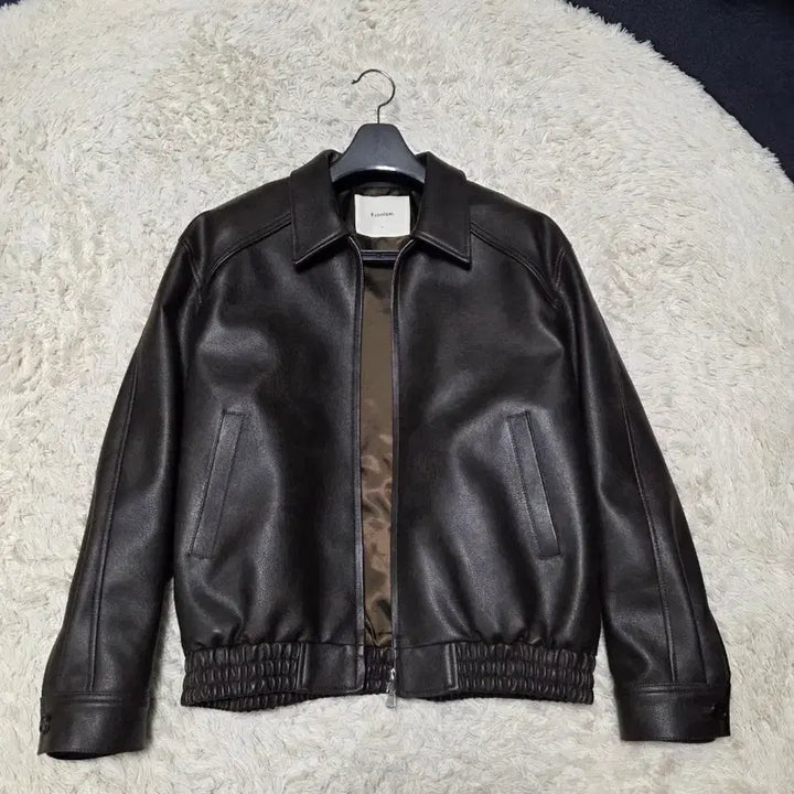 [BUNJANG] Fabrega Beacon Leather Jacket Dark Brown (Size 3) / 파브레가 비콘 레더 자켓 다크 브라운 3사이즈