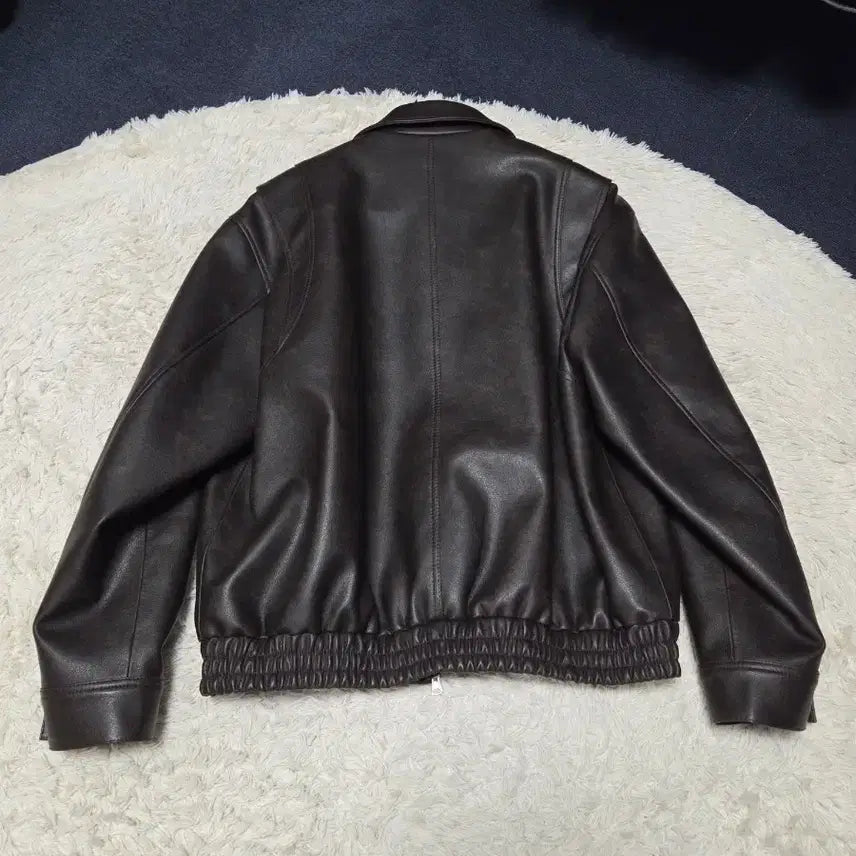 [BUNJANG] Fabrega Beacon Leather Jacket Dark Brown (Size 3) / 파브레가 비콘 레더 자켓 다크 브라운 3사이즈