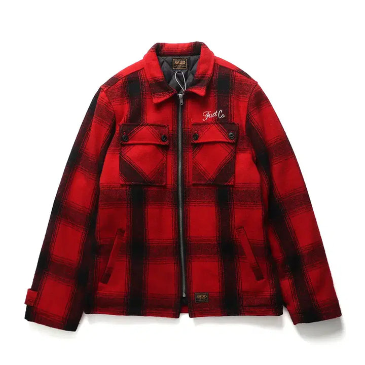 [BUNJANG] FUCT Plaid Zip Jacket / FUCT Plaid Zip Jacket