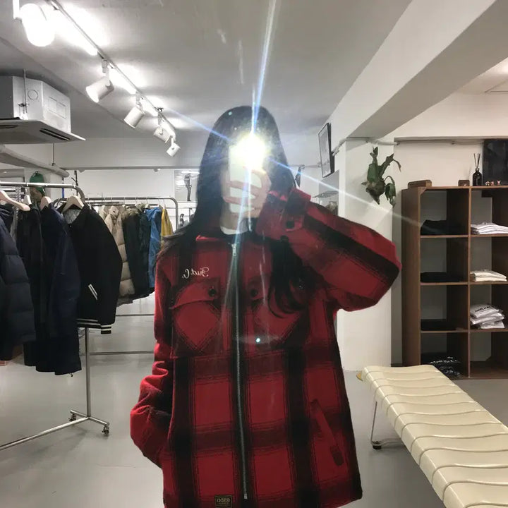 [BUNJANG] FUCT Plaid Zip Jacket / FUCT Plaid Zip Jacket