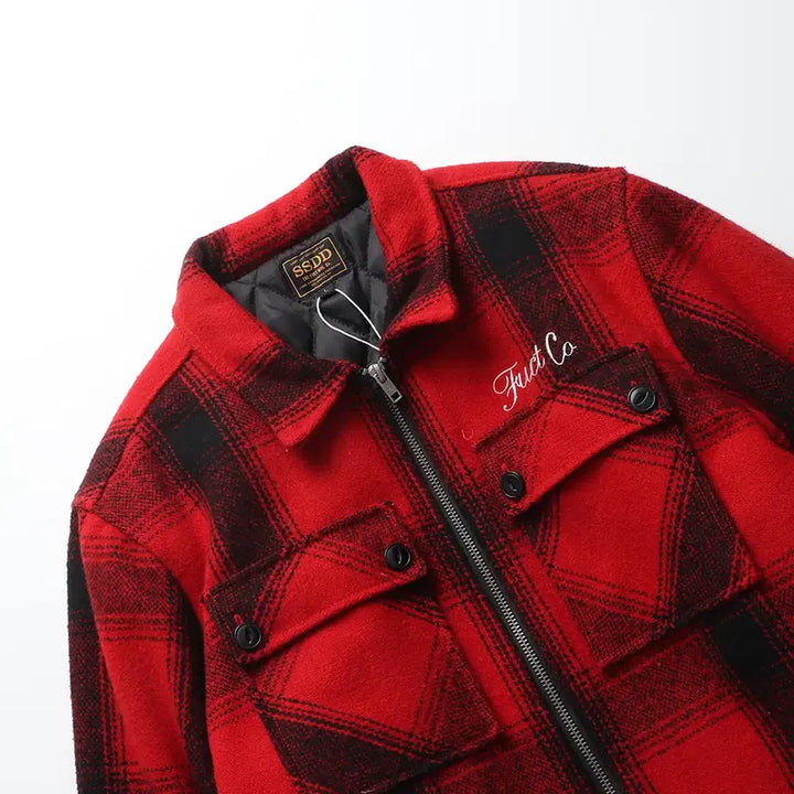 [BUNJANG] FUCT Plaid Zip Jacket / FUCT Plaid Zip Jacket