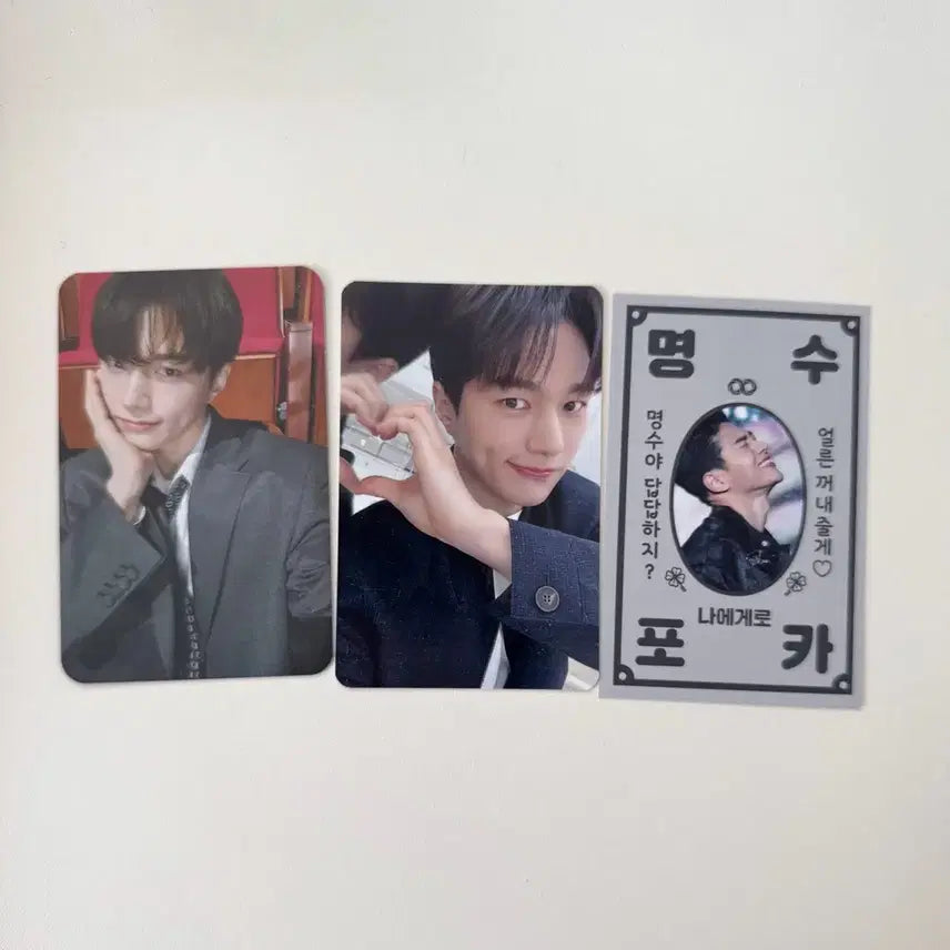 인피니트 엘 김명수 포카 팬싸 양도 미공포 특전 부적 포토카드