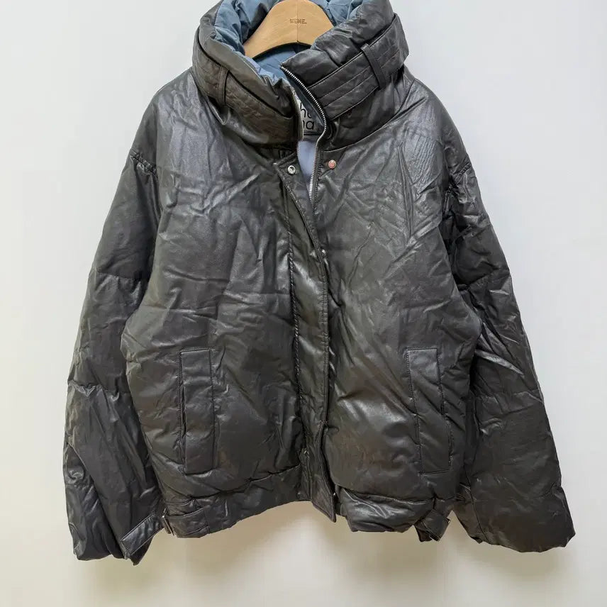[BUNJANG] the ilma Down Feather Padded Jacket / (315) the ilma 더 일마 레더 오리털 패딩
