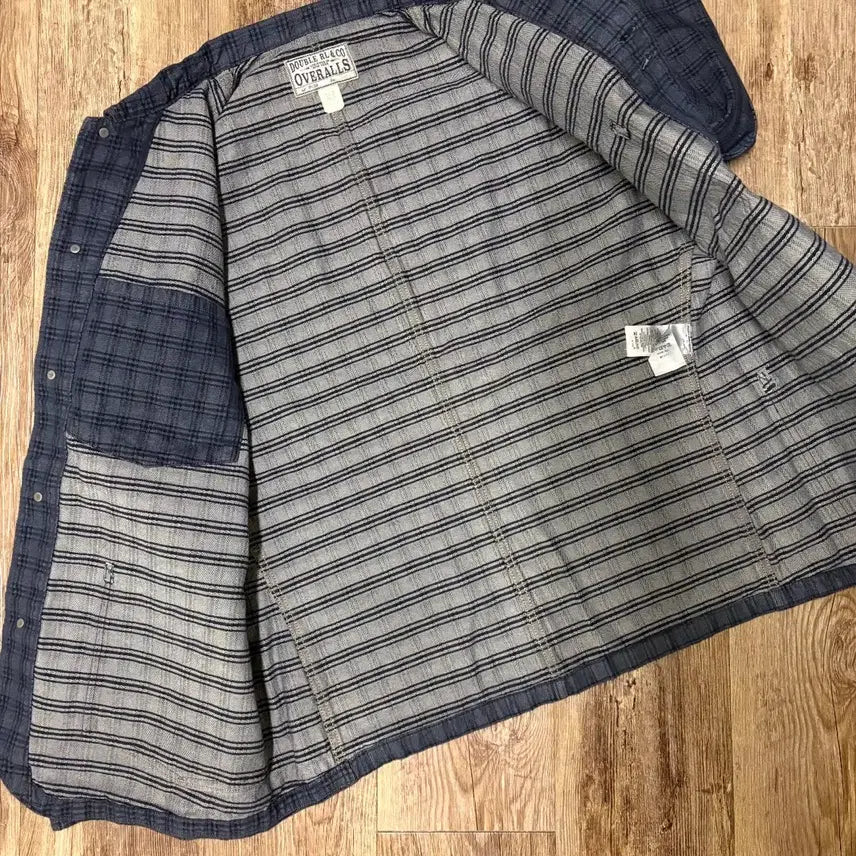 [BUNJANG] RRL Plaid Jacquard Denim Jacket Blazer XL / 더블알엘 rrl 플래드 자카드 데님 자켓 블레이저 XL