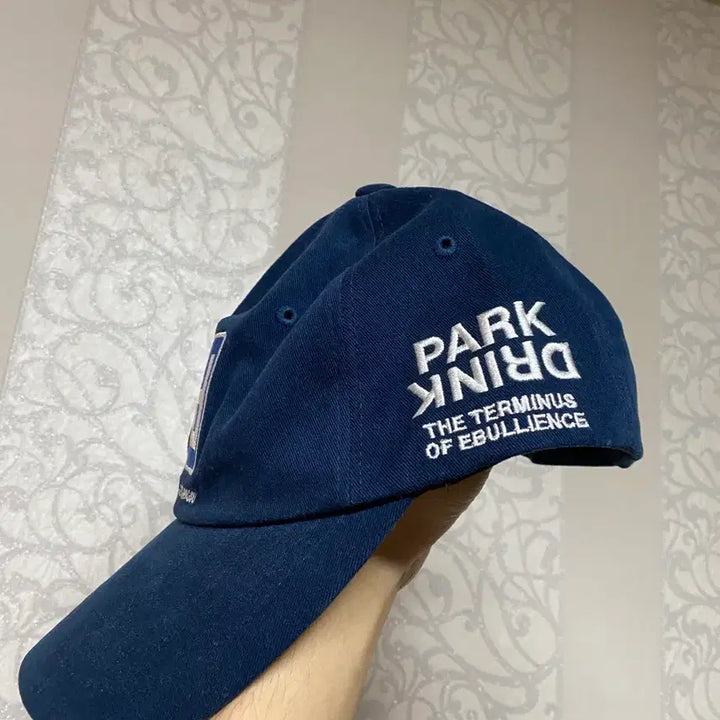 [BUNJANG] Deus Seongsu Navy Ball Cap Hat / 데우스 성수 볼캡 네이비색 모자 os