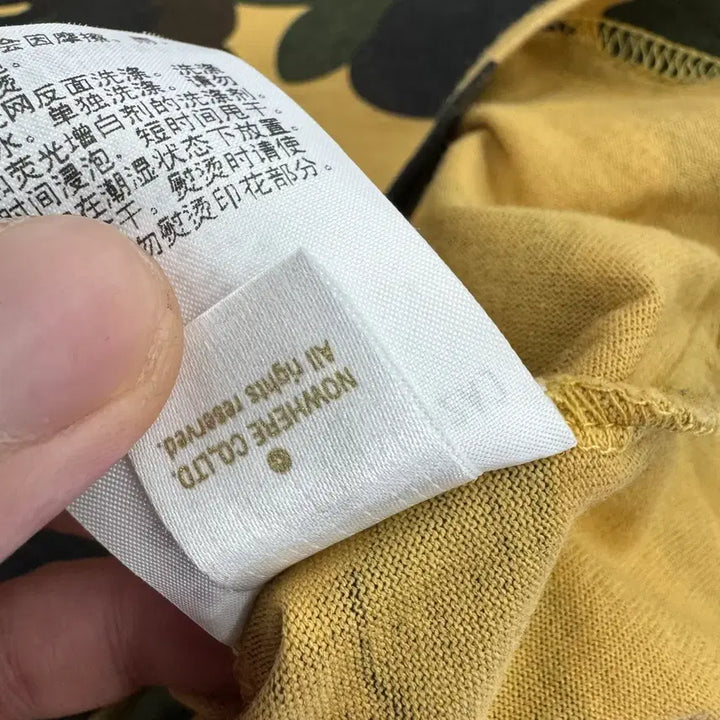 [BUNJANG] BAPE Long Sleeve / A BATHING APE 베이프 황계 롱슬리브