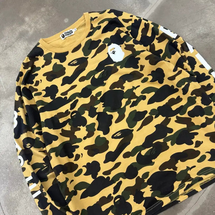 [BUNJANG] BAPE Long Sleeve / A BATHING APE 베이프 황계 롱슬리브
