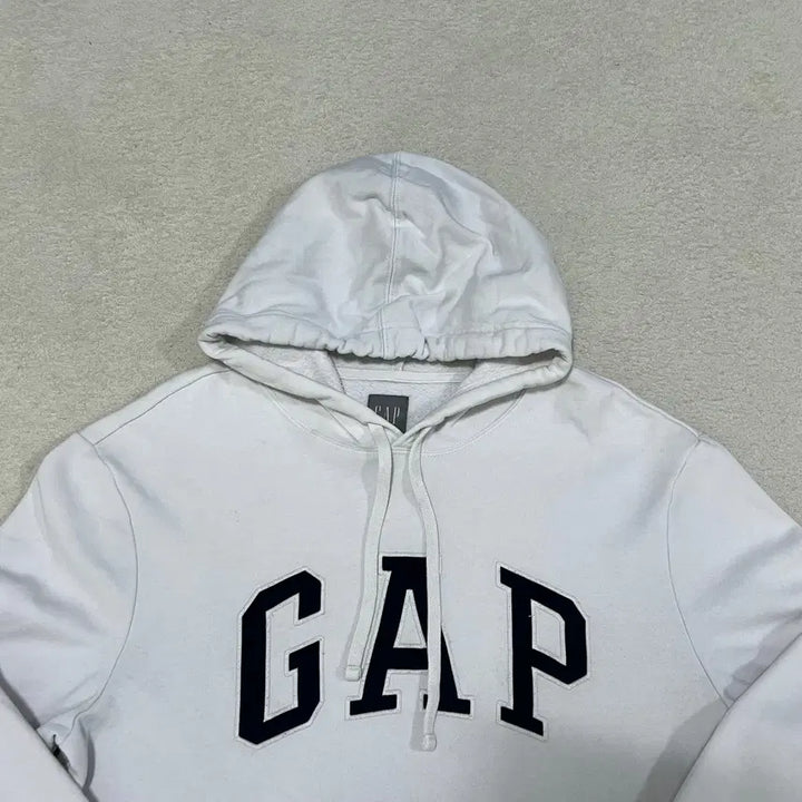 [BUNJANG] M GAP Heritage Logo Fleece Hoodie / M GAP 해리티지 로고 기모 후드티 1121-1