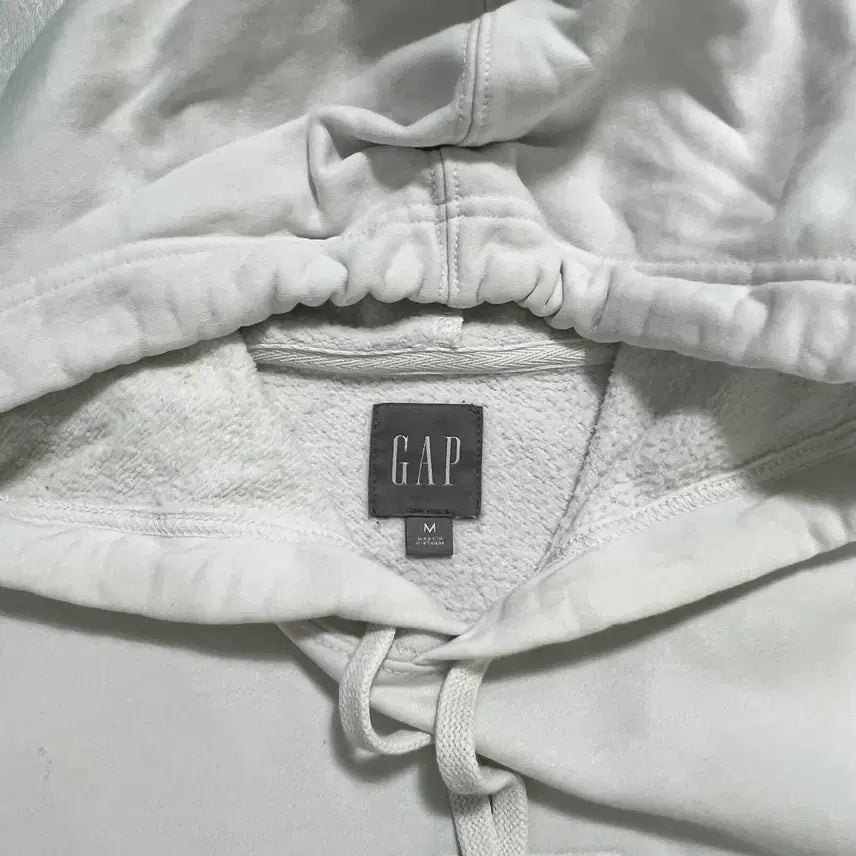 [BUNJANG] M GAP Heritage Logo Fleece Hoodie / M GAP 해리티지 로고 기모 후드티 1121-1
