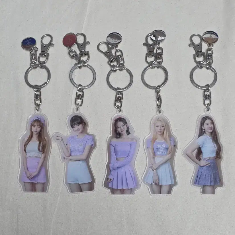 싸게팜 세러데이 걸구룹 아크릴 등신대 키링 세트 SATURDAY