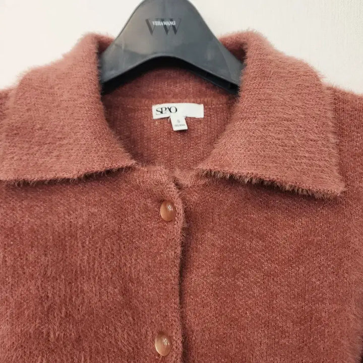 [BUNJANG] SPAO Angora Cardigan Dark Pink (S) / 스파오 _앙고라 가디건 다크핑크 S사이즈
