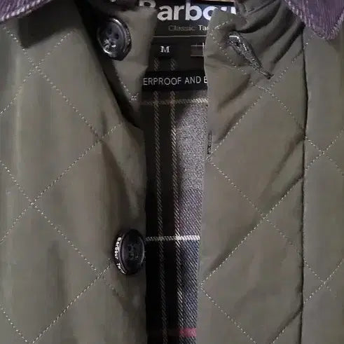 [BUNJANG] Barbour Tartan Jacket (Coat) - M / 바버 타탄 자켓(코트)M