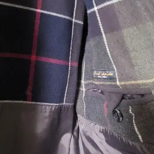 [BUNJANG] Barbour Tartan Jacket (Coat) - M / 바버 타탄 자켓(코트)M