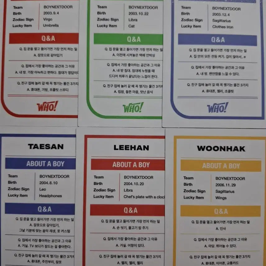 보넥도 앨범 who 위버스 앨범 이한이 버전