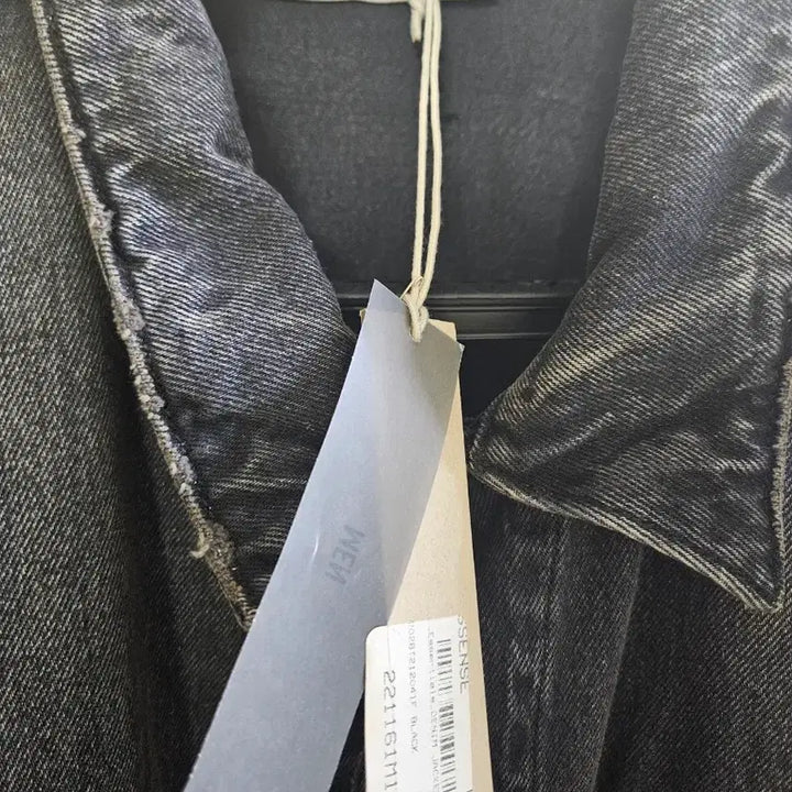 [BUNJANG] Essentials Denim Jacket Black - 22SS / Essentials Denim Jacket Black - 22SS