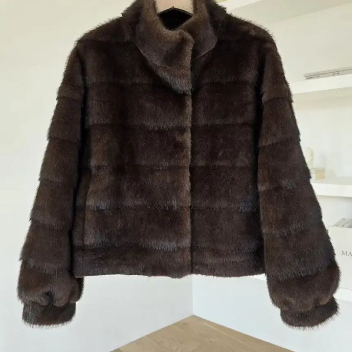 [BUNJANG] Mink Coat / 브라운 밍크 코트