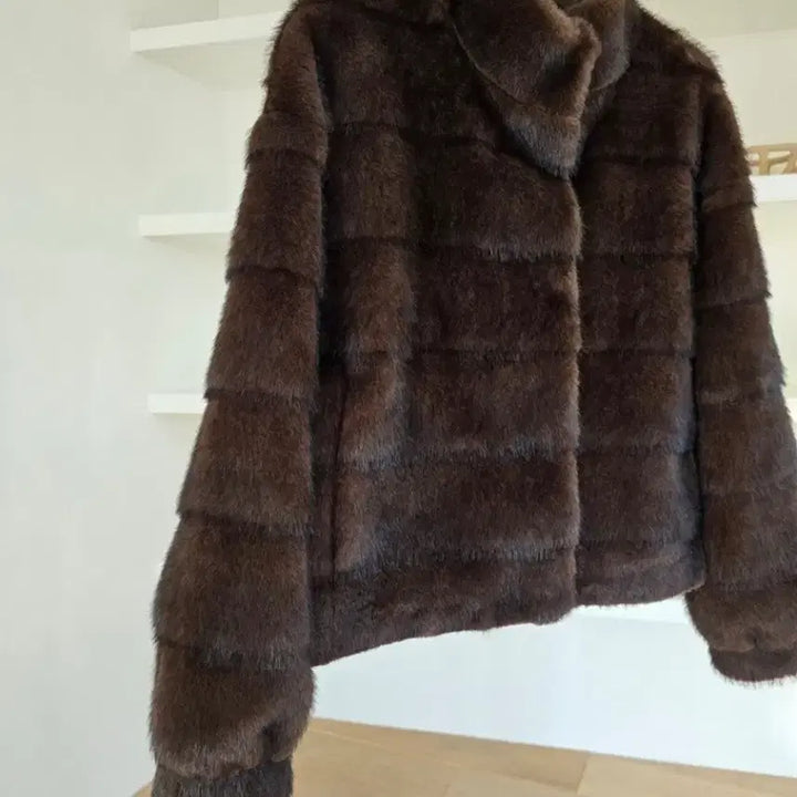 [BUNJANG] Mink Coat / 브라운 밍크 코트