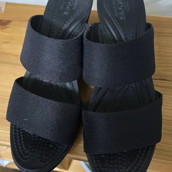 [BUNJANG] Crocs Wedge Heel / 크록스 투스트랩 240  웨지 크록스 힐