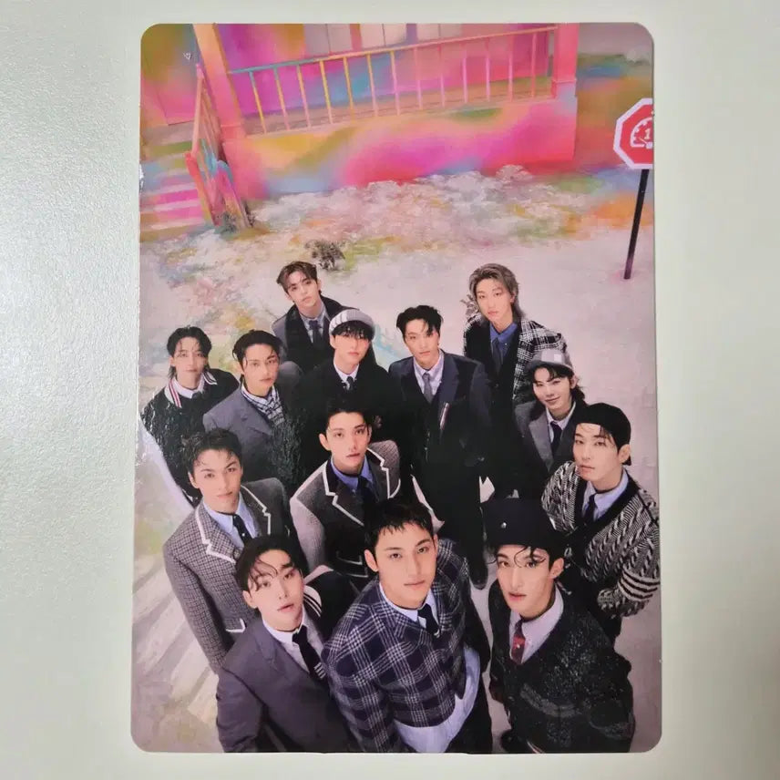 세븐틴 17 is right here 배스트앨범 위버스 특전 포토 액자