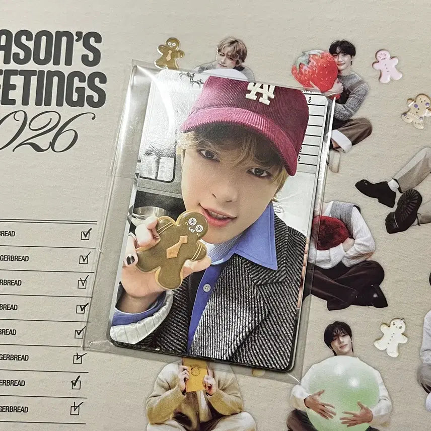 에이티즈 2026 시즌그리팅 시그 포토카드 포카 ateez