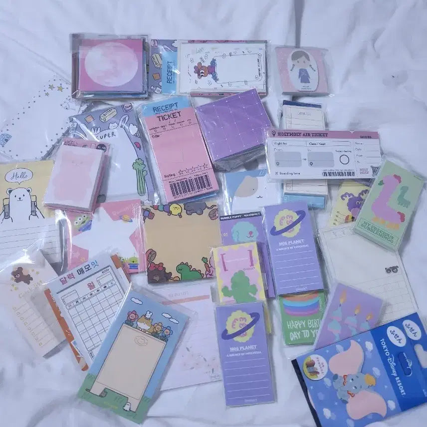 [BUNJANG] Post-it Note Mix Set / 다꾸 떡메모지 포스트잇 믹스세트