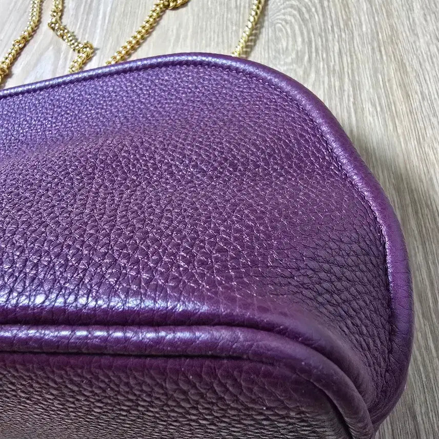 [BUNJANG] Burberry Leather Chain Shoulder Bag / 버버리  정품 가죽100% 체인 숄더백