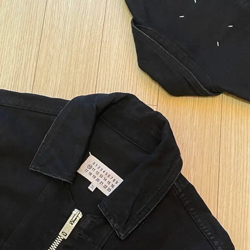 [BUNJANG] Maison Margiela Black Denim Trucker Jacket / 마르지엘라 블랙 데님 트러커 자켓 44