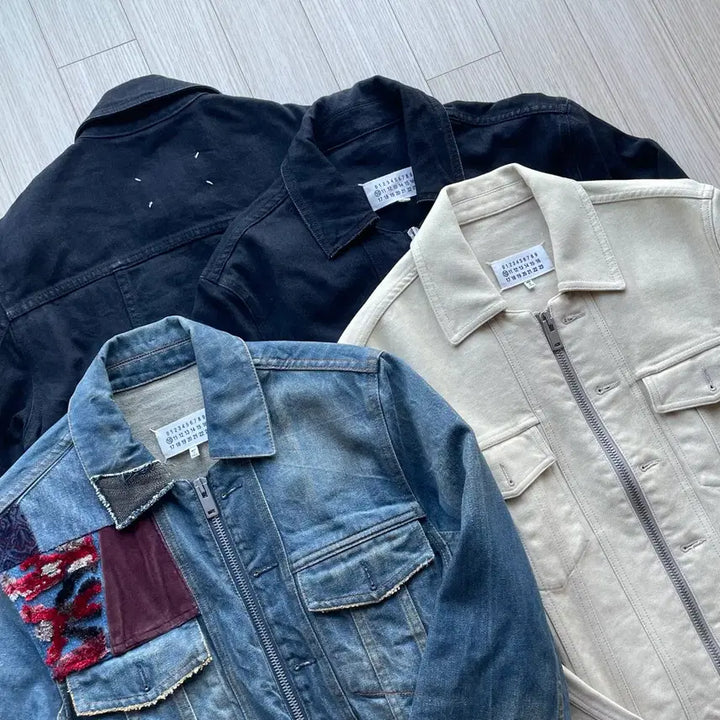 [BUNJANG] Maison Margiela Black Denim Trucker Jacket / 마르지엘라 블랙 데님 트러커 자켓 44