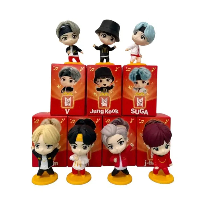 방탄 맥도날드 BTS 타이니탄 해피밀 피규어 2탄 앵콜 7종 세트