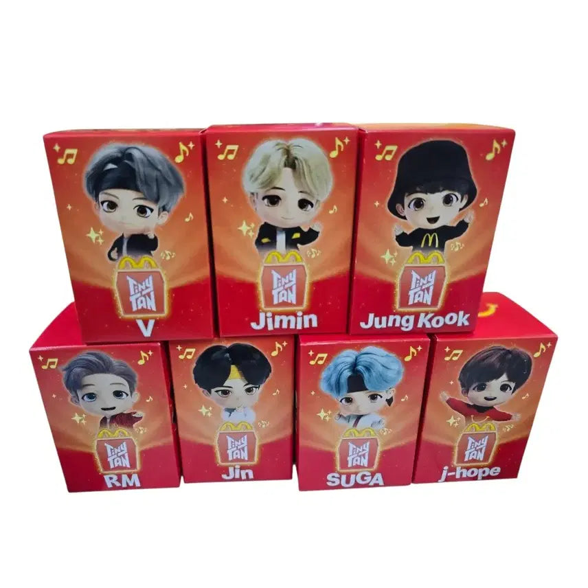 방탄 맥도날드 BTS 타이니탄 해피밀 피규어 2탄 앵콜 7종 세트