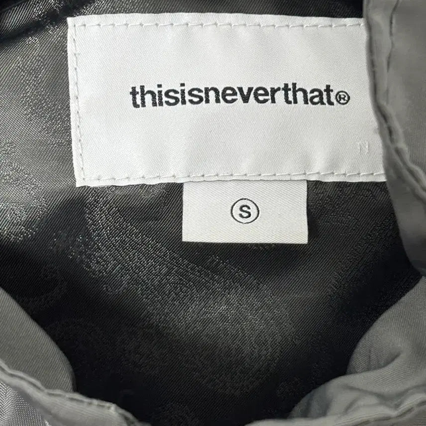 [BUNJANG] thisisneverthat Windbreaker Jacket Charcoal / 디스이즈네버댓 바람막이 자켓 아우터 차콜