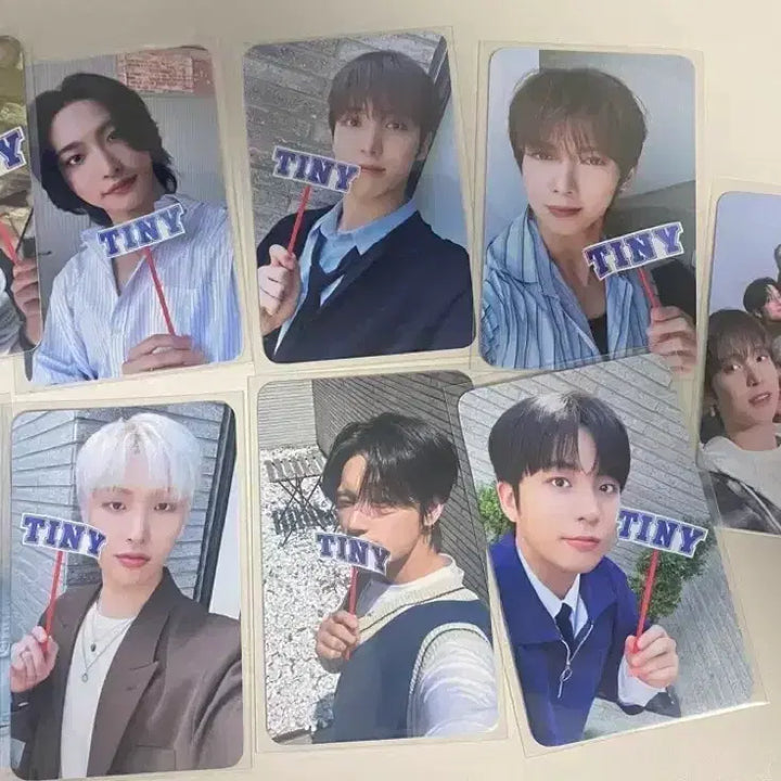 일괄)에이티즈 팬미팅 에이티니존 양면 포카