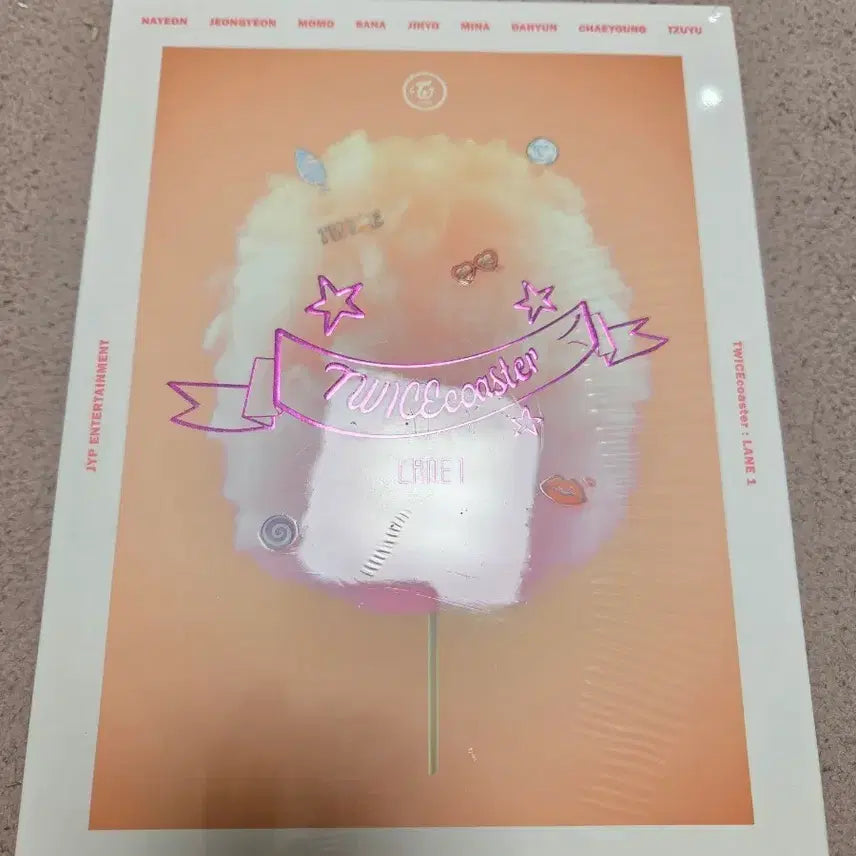 트와이스 TWICEcoaster LANE 1 모노그래프 미개봉