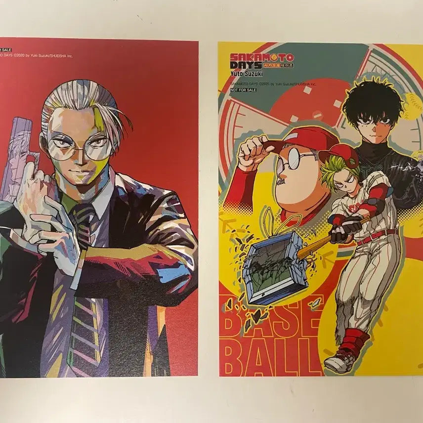 [BUNJANG] Sakamoto Days Vol. 24 Double Special Postcard Set / 사카모토 데이즈 24권 더블특전 엽서 세바 나츠키 아사쿠라 신 타로